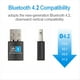 thumbnail image 5 of Adaptador USB Wifi Compatible para Bluetooth V4.2 Tarjeta de Red Inalámbrica Wifi Antena Transmisor PC Lan Receptor de Internet, 5 of 6