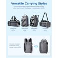 thumbnail image 3 of Bolsa deportiva BAGSMART, bolsa de gimnasio para hombre con compartimento para portátil, 3 of 7