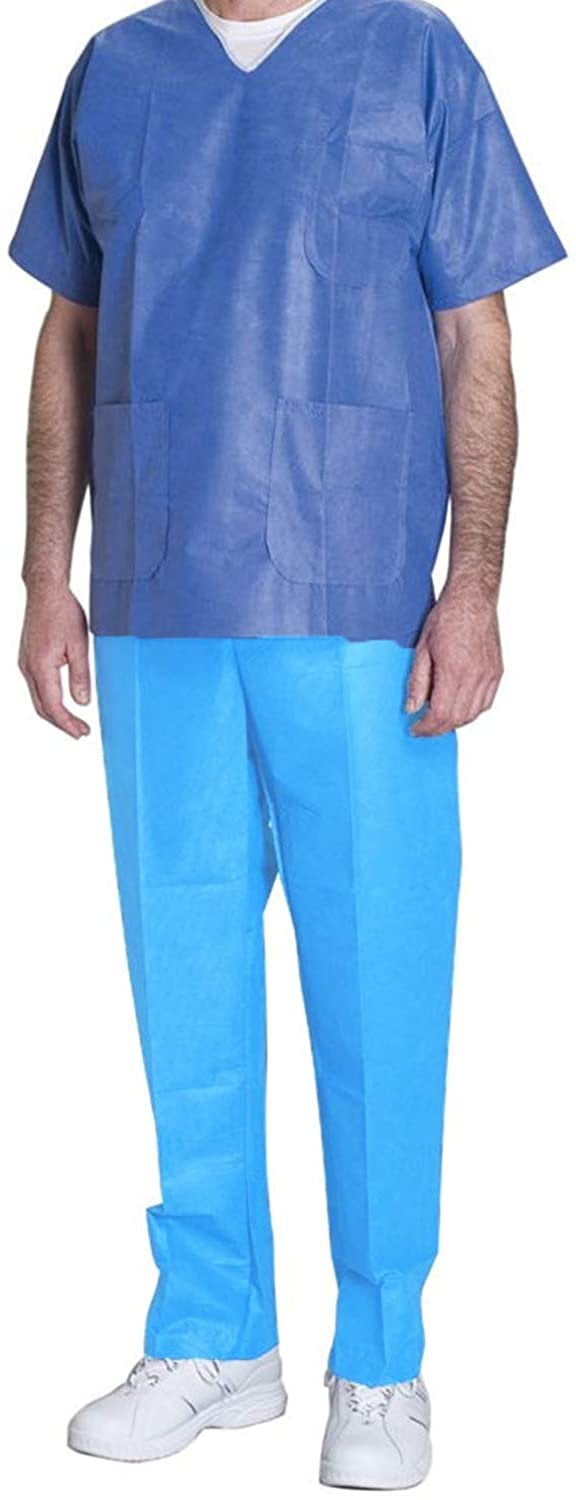 AMZ Supply Disposable Blue Pants 