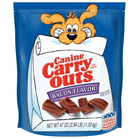 UPC: 0079100520442 | Canine Carry Outs Bacon Flavor Dog Treats  47oz Bag