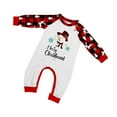 thumbnail image 2 of Onlypjs Family Matching Christmas Buffalo Plaid Snowman Print Pajamas for Women, Men, Couples, 2 of 8