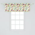 thumbnail image 2 of Ambesonne Vegetable Window Valance, Pepper Cabbage Tomato, 54" X 18", Multicolor, 2 of 3