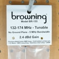 thumbnail image 3 of Browning 132 MHz to 174 MHz No Ground Plane VHF 2.4-dBd Gain 51-1/4-In. Tall Tunable NMO Antenna, 5-MHz Bandwidth, BR-155, 3 of 7