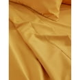 thumbnail image 2 of Sonive Queen Size Bed Sheet Set, Coolest-Comfort Breathable Nano90g Solid Color Microfiber Bed Sheet set (Queen, Orange), 2 of 4