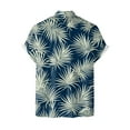 thumbnail image 6 of Mens Hawaiian Shirt Short Sleeve Button Down Shirts Tropical Floral Summer Beach Shirts,S-3XL, 6 of 7