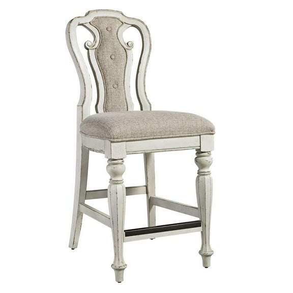 Liberty Furniture Industies, INC Magnolia Manor Counter Height Chair (RTA) in Antique White
