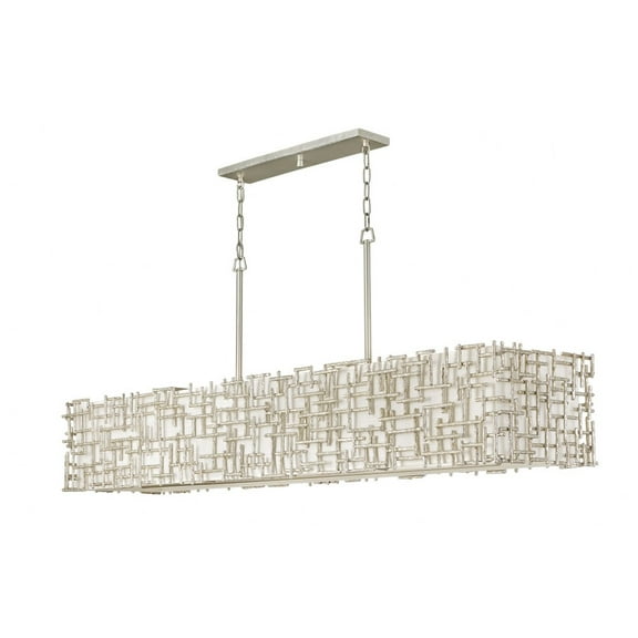 Fredrick Ramond Lighting - Farrah-Ten Light Linear Chandelier in Transitional
