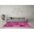 thumbnail image 3 of Ahgly Company Indoor Rectangle Patchwork Pink Transitional Area Rugs, 7' x 9', 3 of 4