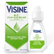 Visine A.C. Itchy Eye Relief & Redness Relief Eye Drops, 0.5 fl. oz