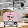 thumbnail image 3 of TSOVTHRID Cow Christmas Hat Pink Print Air Fryer Toaster Oven Dust Cover, Protective Countertop Microwave Oven Cover for Home Indoor Christmas Decor, 20.9"W x 15.7"D x 12.4"H, L, 3 of 7