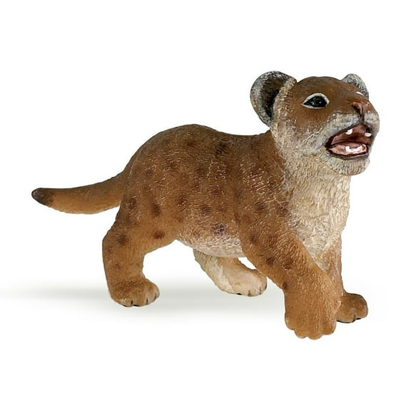 Papo Lion Cub Hand Painted Figurine - Heirloom Quality Collectible No. 50022