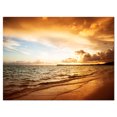 thumbnail image 2 of Amazing Sunrise at Atlantic Ocean - Modern Seashore Canvas Art, 2 of 3