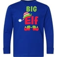 thumbnail image 3 of Inktastic Christmas Big Elf Long Sleeve Youth T-Shirt, 3 of 5