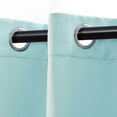 thumbnail image 3 of BNM Solid Blackout Curtains, Set of 2, 52" x 84", Green Lily, 3 of 9