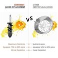 thumbnail image 4 of TrueNorth Slow Juicer Fruit And Vegetable Juice Extractor Citrus Squeezer For All Kitchenaid Blenders - Juicer Accessory, 4 of 5