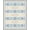 Light Blue Cream, Pattern 4, variant on ODIKA 8'x10' Washable Area Rug Boho Botanical Traditional Scrollwork Border Surrounding Dorm for Dining Room, Large Office, Lounge, Non-Slip Chair-Friendly Mat