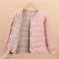 thumbnail image 1 of Chaqueta de algodón con forro interior para niños, ropa para niños y niñas, uniforme escolar con aislamiento cálido, abrigo esencial de algodón con capas para bebé, 1 of 5