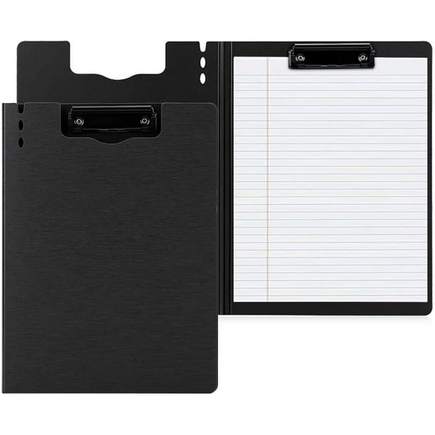 Clipboard with Co ver Closure and Pen Clip Durable Clip Board for