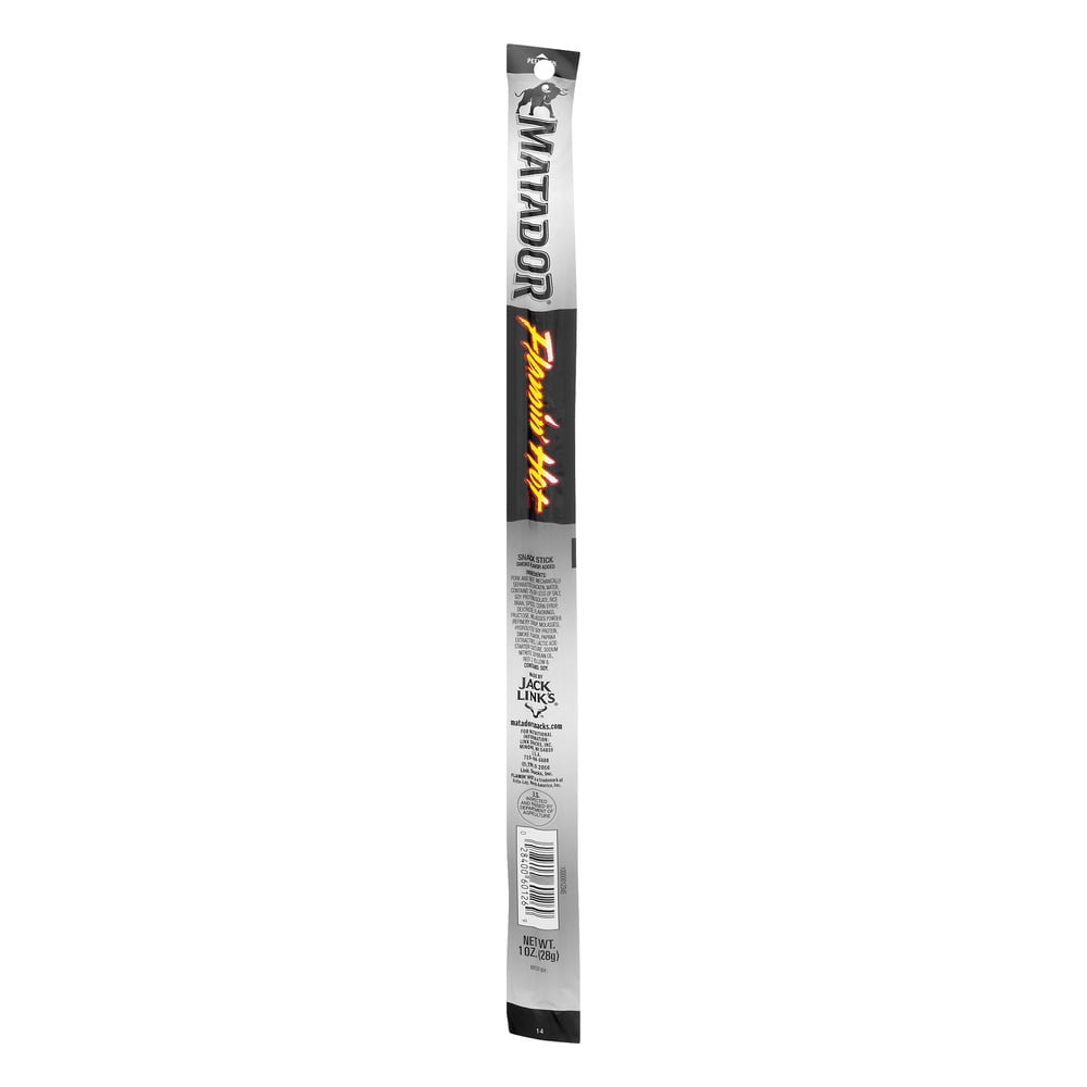 Matador Flamin Hot Snack Stick 1 oz. Wrapper