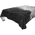 thumbnail image 5 of Ryvnso Black and White Rectangle Table Cloth Tablecover Dinning Tablecloth 54"x54", 5 of 8