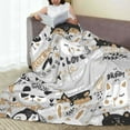 thumbnail image 6 of Sikiie Funny Animals Series Ultra-Soft Micro flannel Blanket Luxury All Seasons Warm Blanket for Bedding Sofa and Travel (4 sizes)-50"x40", 6 of 7