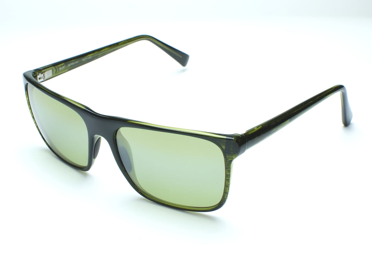 Maui Jim Flat Island HT70515C Sunglasses Olive Stripe/Maui HT
