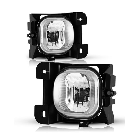 Fog Lights Assembly Compatible with 2004-2005 Ford Ranger Driving Fog Lights Replacement Fog Lamp Clear Lens
