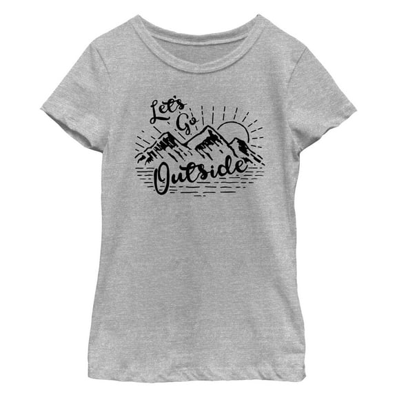 Girl's Lost Gods Let's Go Outside Graphic T-Shirt