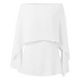 thumbnail image 7 of HXWCHs Women's off The Shoulder Summer Skirt Suit Set Elegant formal and Casual Two Piece Outfit for Evening Party S White, 7 of 7