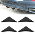 thumbnail image 4 of Rear Bumper Diffuser, 4pcs Universal ABS Rear Bumper Spoiler Kit Car Spoiler Rear Spoiler with Screw Automobile Accessory, 4 of 7