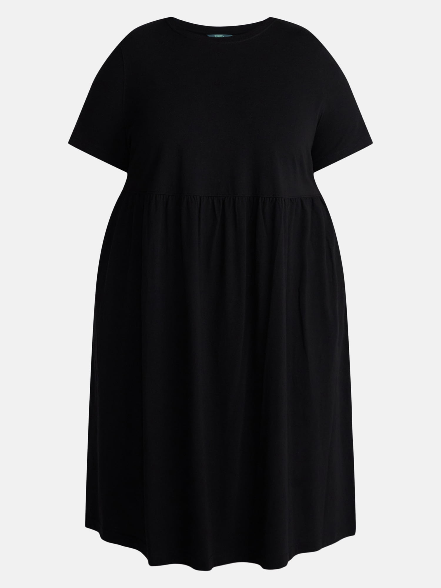 Terra & Sky Women’s Plus Babydoll Dress, Sizes 0X-5X