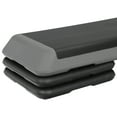 thumbnail image 5 of Segawe 43-in Adjustable Aerobic Step Platform for Home Exercise Workouts Anti-Slip Surface W/Risers, Black, 5 of 8