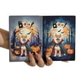 thumbnail image 3 of Happy Halloween Vampire Shiba Inu BOO with Pumpkins Fun and Spooky Travel Passport Wallet Shibas Dog Lovers Gifts Idea PU Leather Passport Holder Cover - 00018, 3 of 5