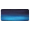 thumbnail image 1 of Navy Kitchen Mat, Ombre Style Deep Sea Ocean Underwater Themed Digital Colored Graphic Design Art Print, Plush Decorative Kitchen Mat with Non Slip Backing, 47" X 19", Dark Blue, by Ambesonne, 1 of 1