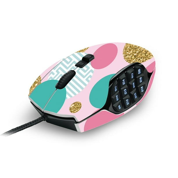 Skin Decal Wrap For Logitech G600 Mmo Gaming Mouse Sticker Golden Bubbles Walmart Com Walmart Com