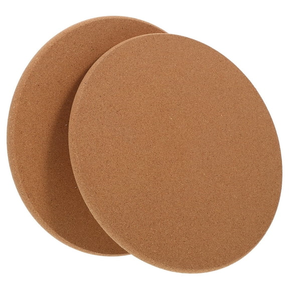 OUNONA 2pcs Thick Cork and Trivets Set, Hot Pads for Table, Countertop, Bowls, Pots, Pans