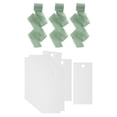 thumbnail image 4 of segolike 50Pcs Table Name Cards Blank Elegant for Business Banquets Hanging Gift Tags green, 4 of 7