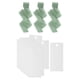 thumbnail image 4 of 50 tarjetas de nombre de mesa en blanco con 3 rollos de cinta, adorno multifuncional verde, 4 of 7