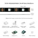 thumbnail image 4 of BTF-LIGHTING WS2812B Tira de luces LED 1m 5m 30LEDs/m 60LEDs/m IP30 IP65 IP67 5050SMD Direccionable individualmente PCB blanco negro flexible Tira de píxeles LED a todo color Dream Color DC5V, 4 of 5