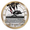 thumbnail image 1 of DesignArt Fashionista Reads 3 Large Wall Clock, 1 of 2
