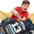 thumbnail image 3 of 12th Birthday Present for Boys,Black 12th Birthday Decorations for Boys Blanket,12th Birthday Present Ideas for 12 Year Old Boys,12th Birthday Decorations Throw Blanket for Teen Son Grandson Nephew, 3 of 6
