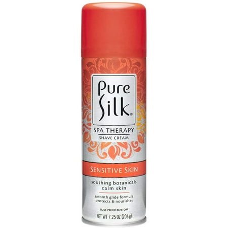Pure Silk Moisturizing Shave Cream for Women, Sensitive Skin 7.25