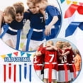 thumbnail image 2 of 12 Player Adjustable Sliding Flag Football Set, 3 Flags Per Belt, 36 Flags for Adults Players, 2 of 8