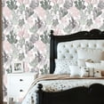 thumbnail image 2 of Peel and Stick Wallpaper Cactus Succulent Botanical Seamless Desert Western Pastel Wall Mural 23.6in x 9.8ft Self Adhesive Removable Wall Paper Renter Friendly Wallpaper for Nursery Bedroom Cabinets, 2 of 8