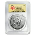thumbnail image 1 of 2000 Australia 1 oz Silver Year of the Dragon MS-70 PCGS, 1 of 3