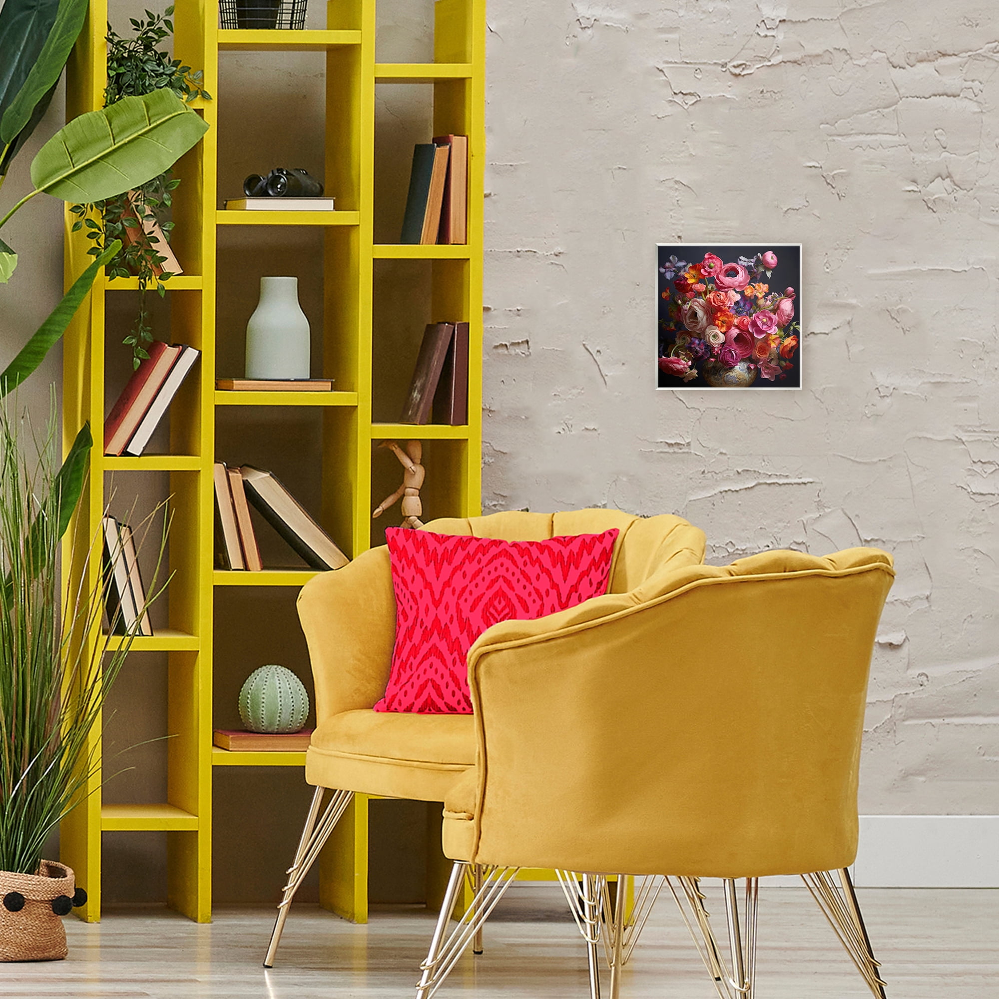 Stupell Industries Harmonious Composition of Florals Wall Plaque Art, design by Lazar Studio