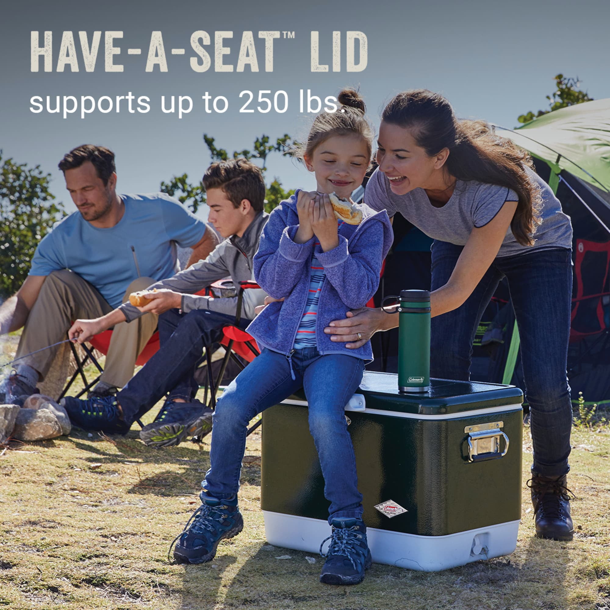 Coleman Vintage 54-Quart Steel Belted Cooler, Green