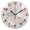 Black, variant on Cute Goose Flowers Wall Clock 10in Round Artistic Oil Painting Home Decor Desk Table Clock