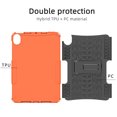 thumbnail image 5 of Case for for iPad Pro 11 Inch 4th/3rd/2nd/1st Generation 2022/2021/2020/2018, Armor Heavy Duty Anti-falling Rugged Double Military Grade Heavy Duty Shockproof Case with Kickstand, Orange, 5 of 7