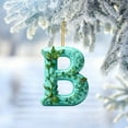 thumbnail image 4 of Wzzjkit 26 Alphabet Series 2D Acrylic Backpack Car Pendant Decoration Ornament, 4 of 7